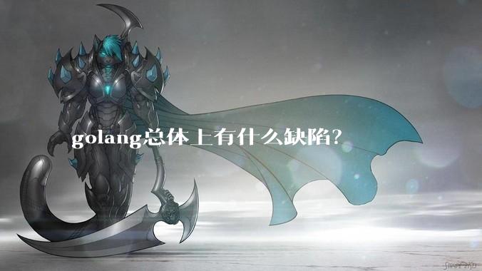 golang总体上有什么缺陷？