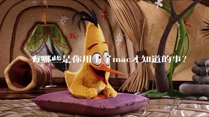 有哪些是你用上了mac才知道的事？