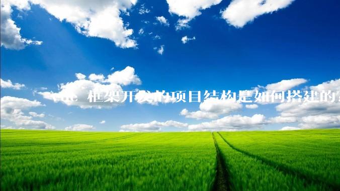 vue 框架开发的项目结构是如何搭建的？