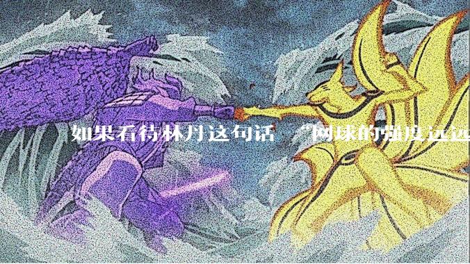如果看待林丹这句话 “网球的强度远远没有羽毛球大”?