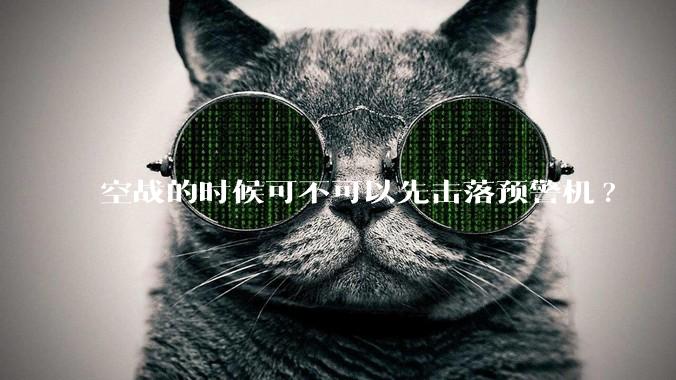 空战的时候可不可以先击落预警机?