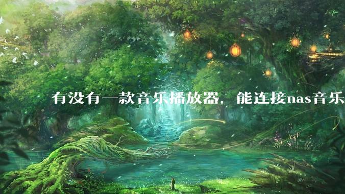 有没有一款音乐播放器，能连接nas音乐，创建音乐库，自动匹配歌词封面等等？类似infuse的概念呢？